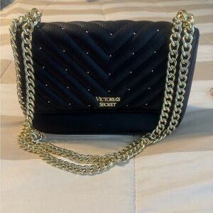 Victorias Secret black elegant stud bag